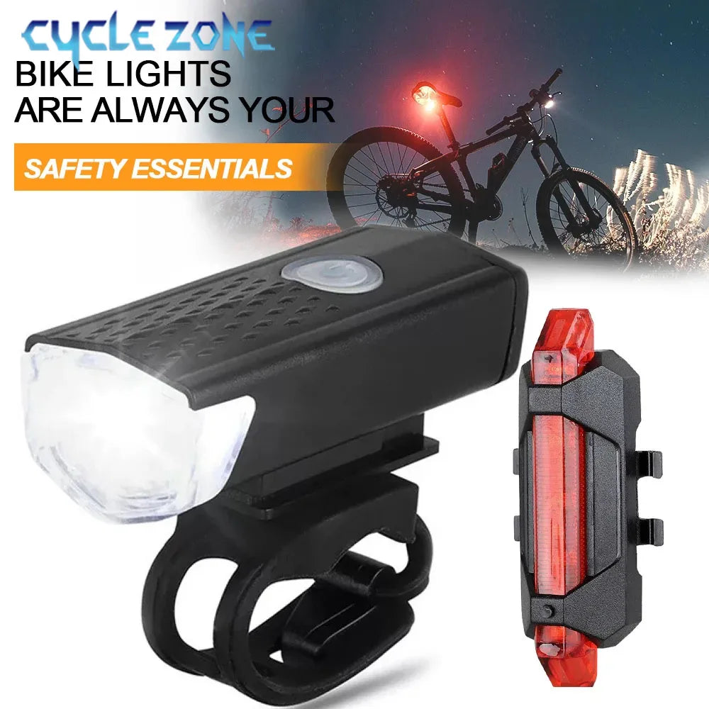 EASE Bike Light Set USB Rechargeable