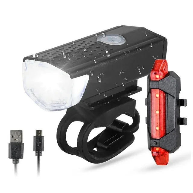 EASE Bike Light Set USB Rechargeable