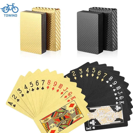 EASE 24K Gold Playing Waterproof Cards Plastic